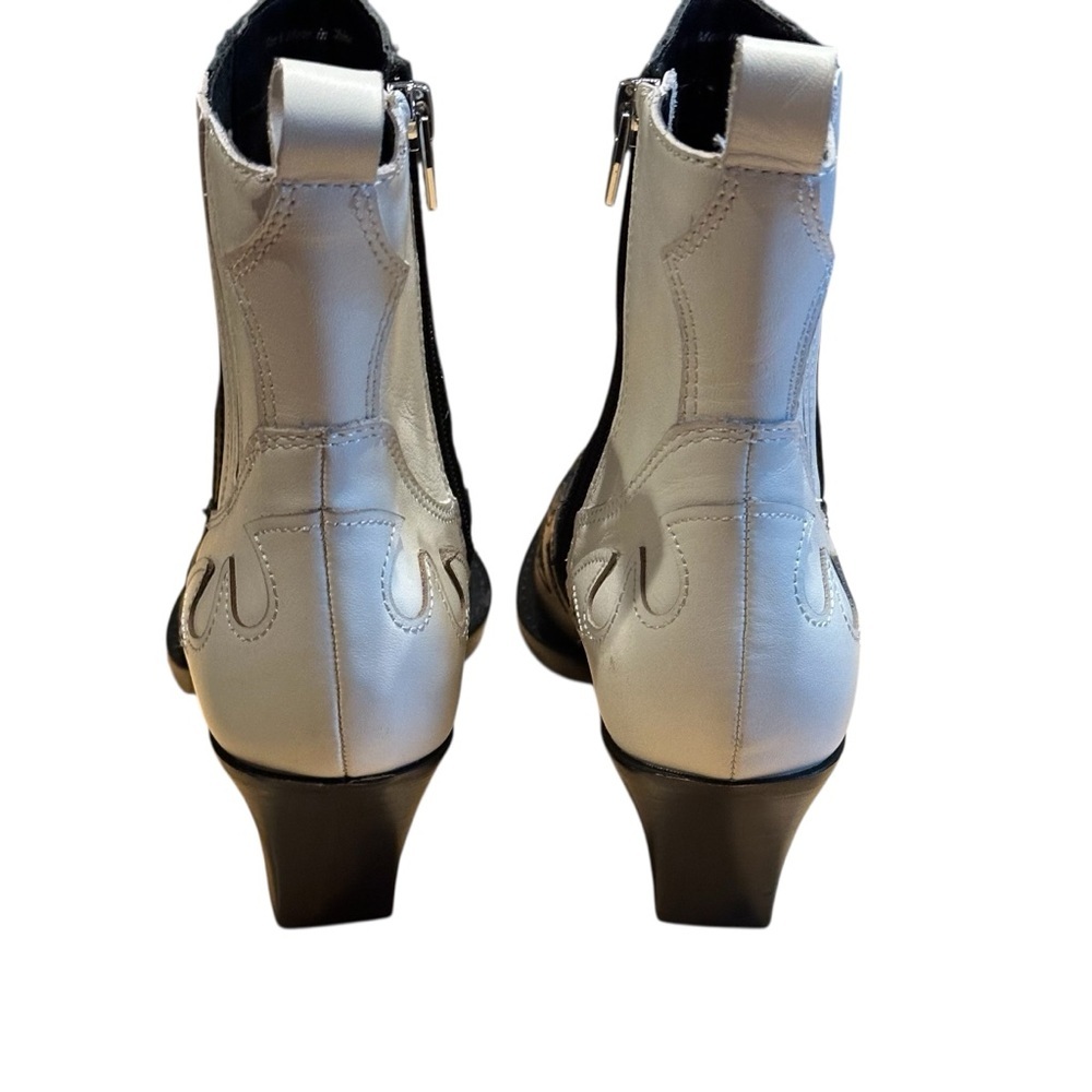 Dolce Vita Womens Ramson Black White Western Point Toe Boots 6 - Picture 7 of 14
